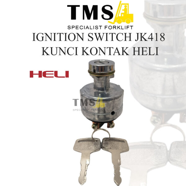 Kunci Kontak HELI Forklift JK418 Ignition Switch 6 PIN