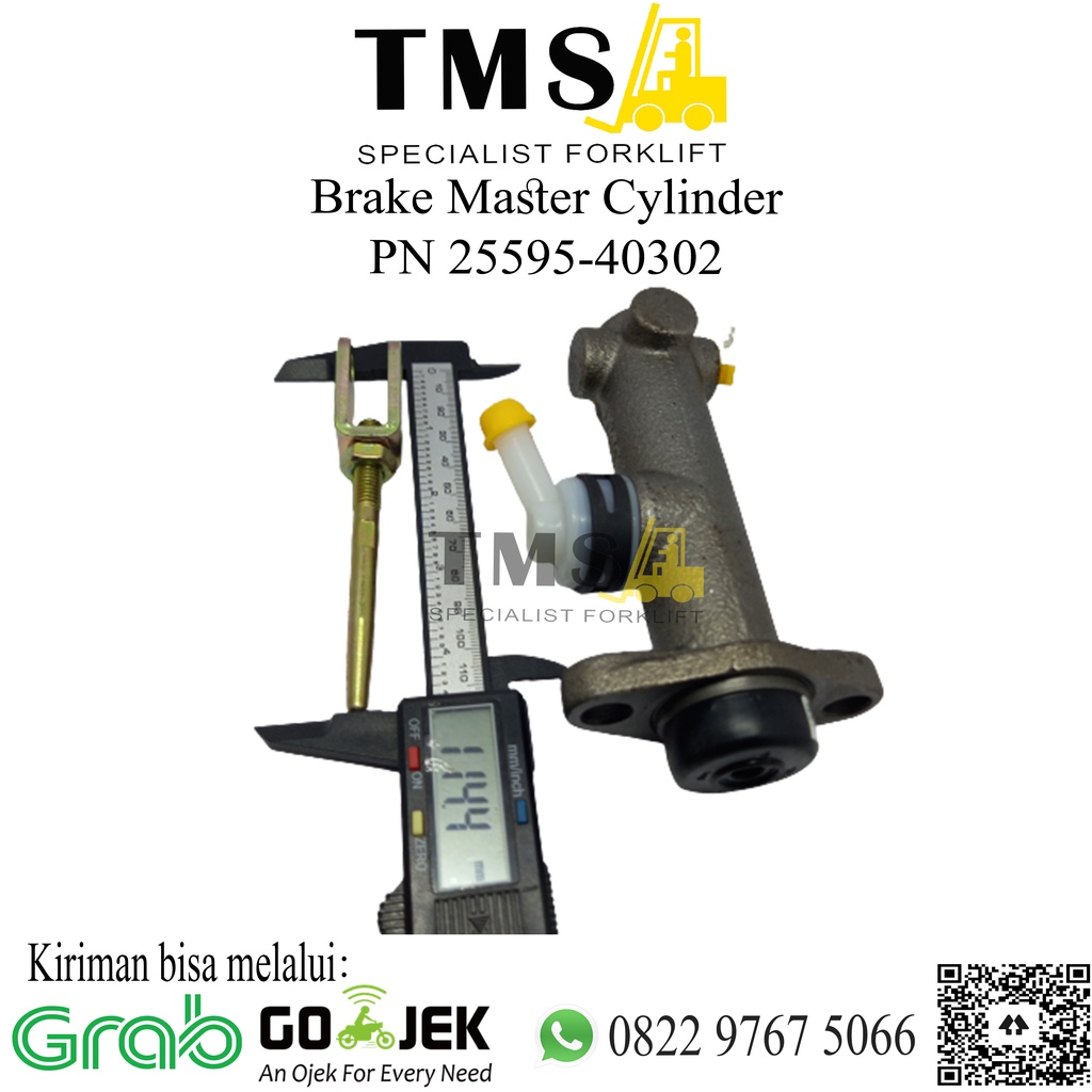 Brake Master Cylinder 25595-40302 Heli Hangcha Liugong TCM 1-3.5 ton - Gambar 9