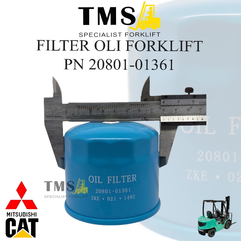 Filter Oli Mitsubishi Forklift Grendia FG20-30 2 Ton 20801-01361 - Gambar 4