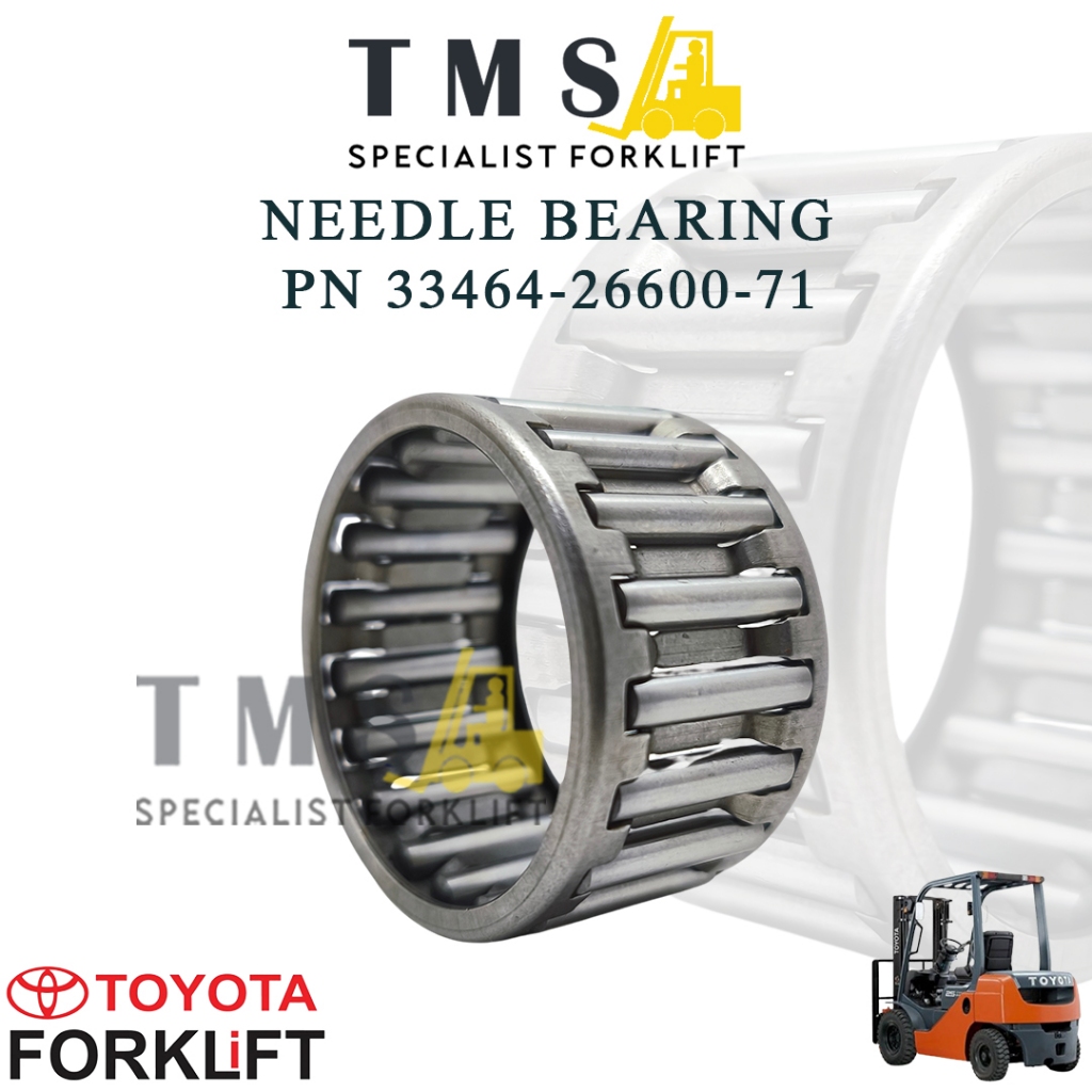 Bearing Forklift PN 33464-26600-71 Toyota Bearing Shaft Gearbox Transmisi Toyota 8FG 8FD - Gambar 3