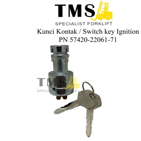 Kunci Kontak PN 57420-22061-71 Switch key Ignition Toyota 5FD/6FD