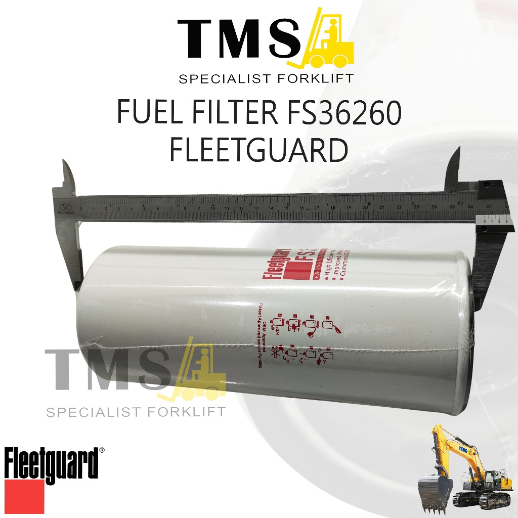 Fleetguard FS36260 Fuel Filter Water Separator Filter Solar Excavator Cummins QSZ13 - Gambar 4