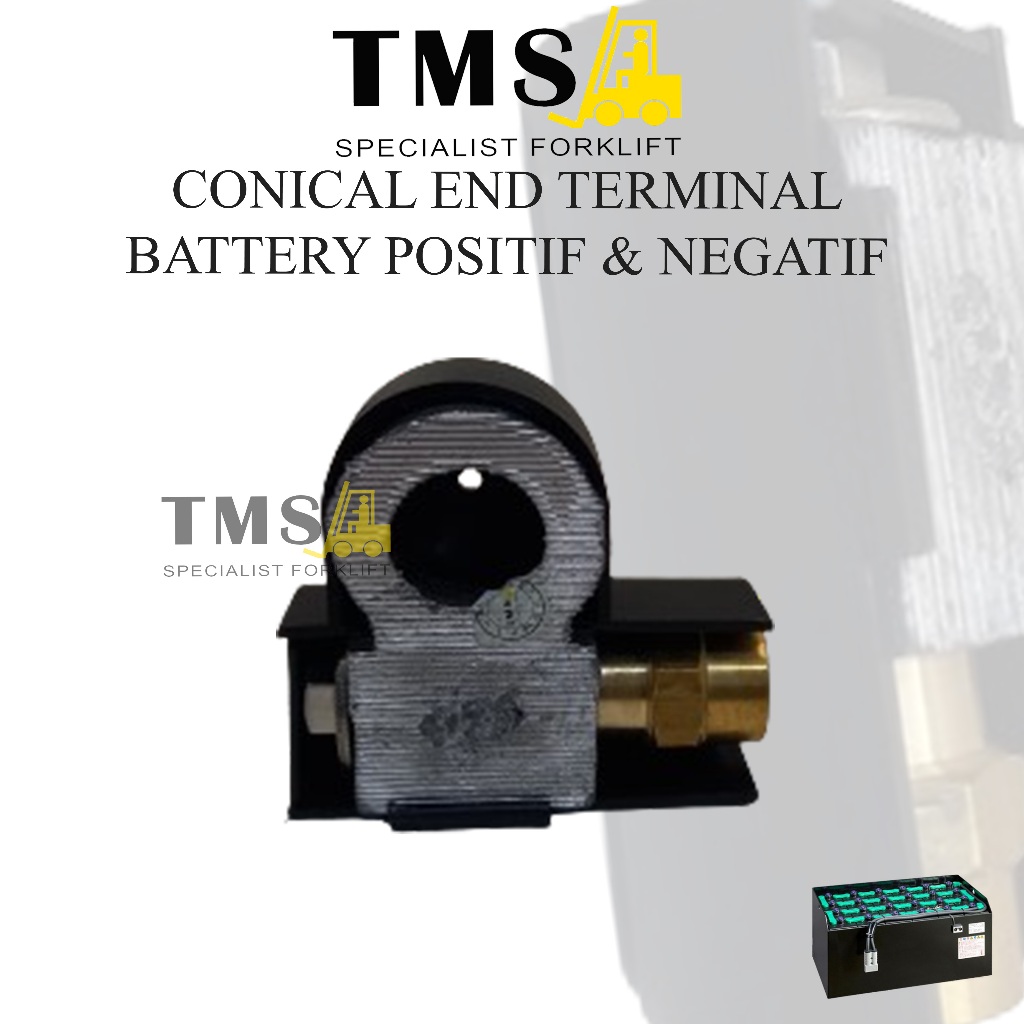 Conical End Terminal Battery Forklift Positif & Negatif 14258336 / 14258337