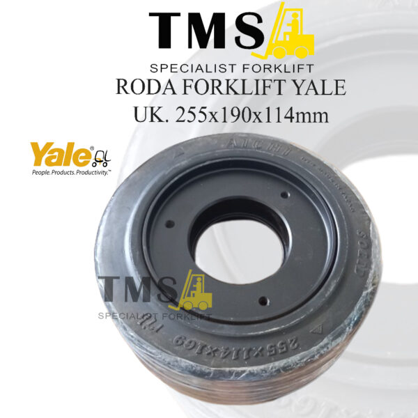 Roda Forklift Yale Sumitomo Hyster ReachTruck Load Wheel 255x190x114