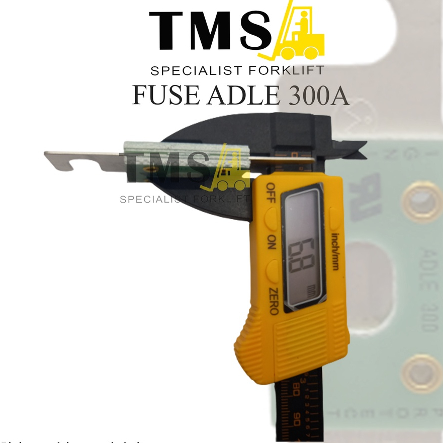 Fuse 300A Adle Glass Copper Laminated Sikring Forklift Volt DC 125V - Gambar 5