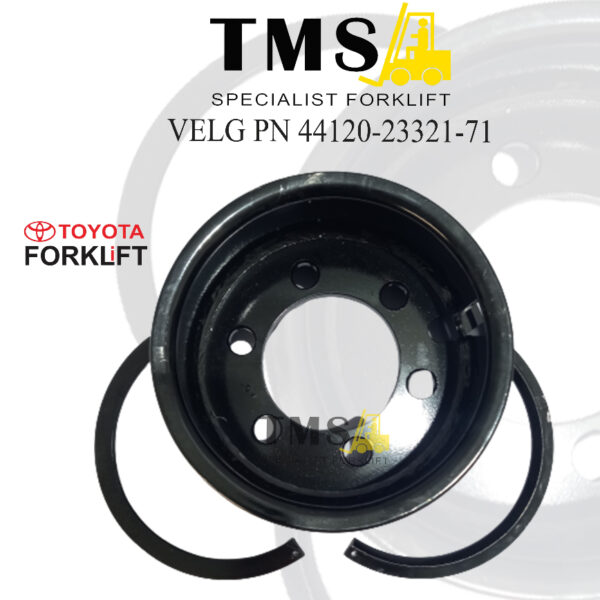 Velg Forklift 44120-23321-71 Toyota RIM Steel RING 21x8-9 / 6 7FB20-25