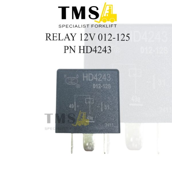 Relay 12V 012-125 PN HD4243