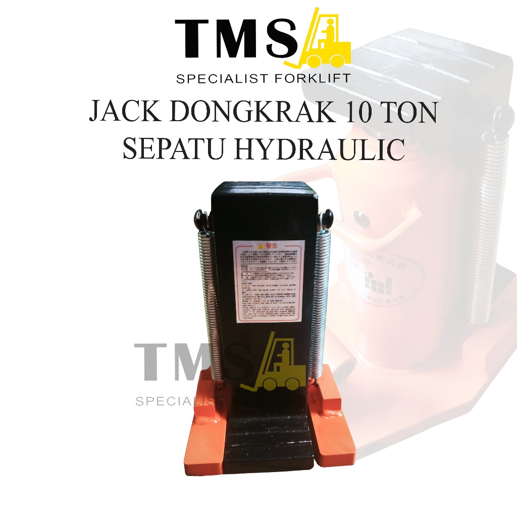 Dongkrak Sepatu Hydraulic JACK 10 Ton Forklift Alat Berat - Gambar 3