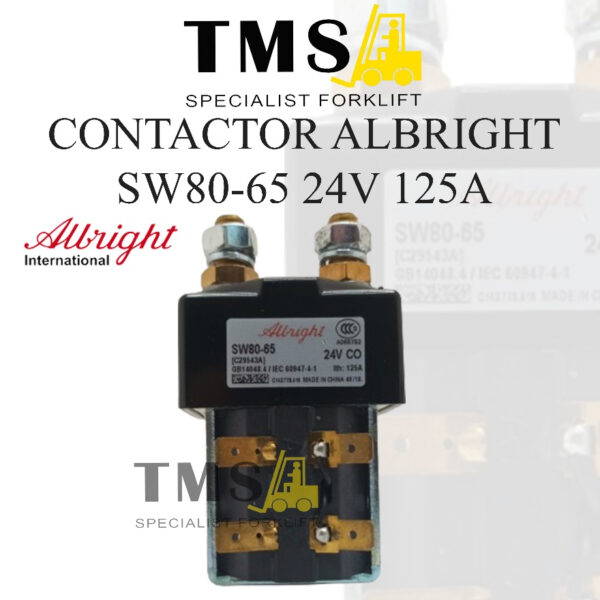 Albright Contactor Selenoid For Forklift SW80-65 24V 125A