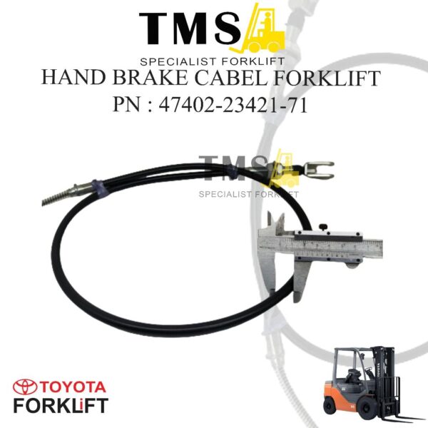 Kabel Rem 47402-23421-71 Toyota Forklift Hand Brake Cable