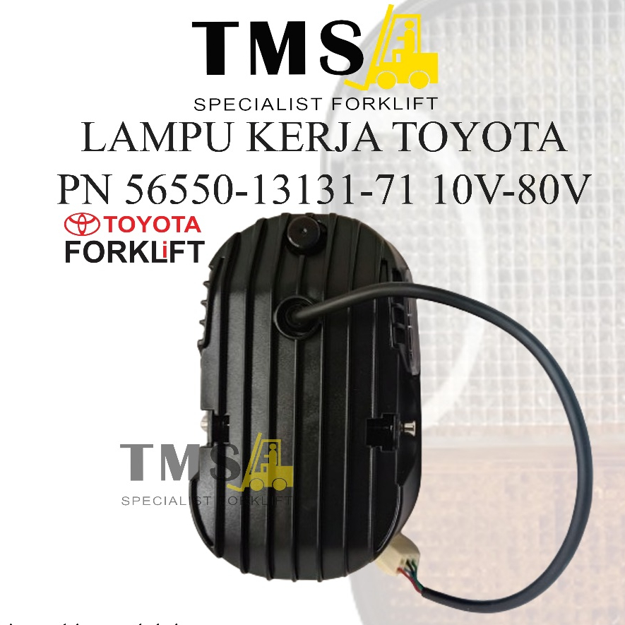 Lampu Kerja Toyota Forklift Head Lamp LED 56550-13131-71 10V - 80V - Gambar 2