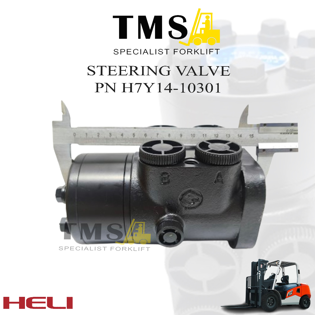 Gear Steering H7Y14-10301 Steering Valve HELI CPCD50 - 70 Kapasitas 5 - 7 Ton - Gambar 5