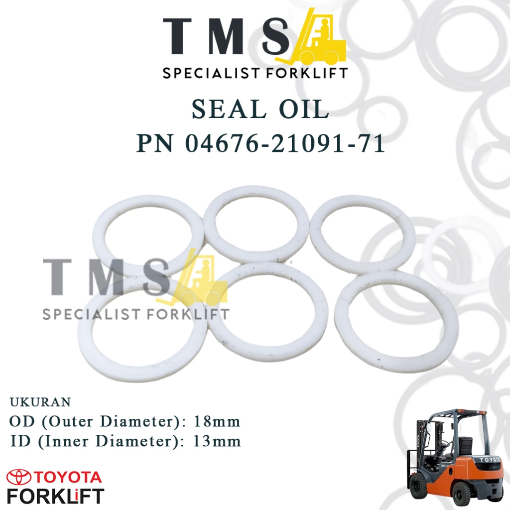Seal Kit Oil Control Valve Forklift Toyota 7FD/8FD Part Number 04676-21091-71 Seal Kit - Gambar 2