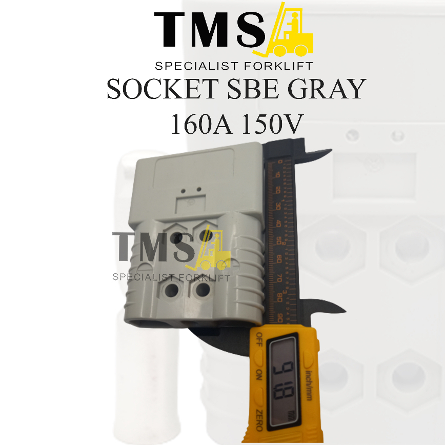 Socket Plug Battery DC SBE160A Gray Plug Forklift Electric SBE - Gambar 3