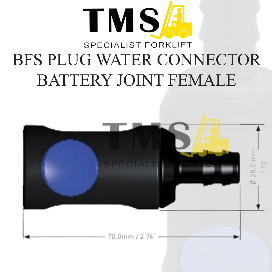 BFS Socket Water Connector Battery Joint Female Battery Filling System - Gambar 2