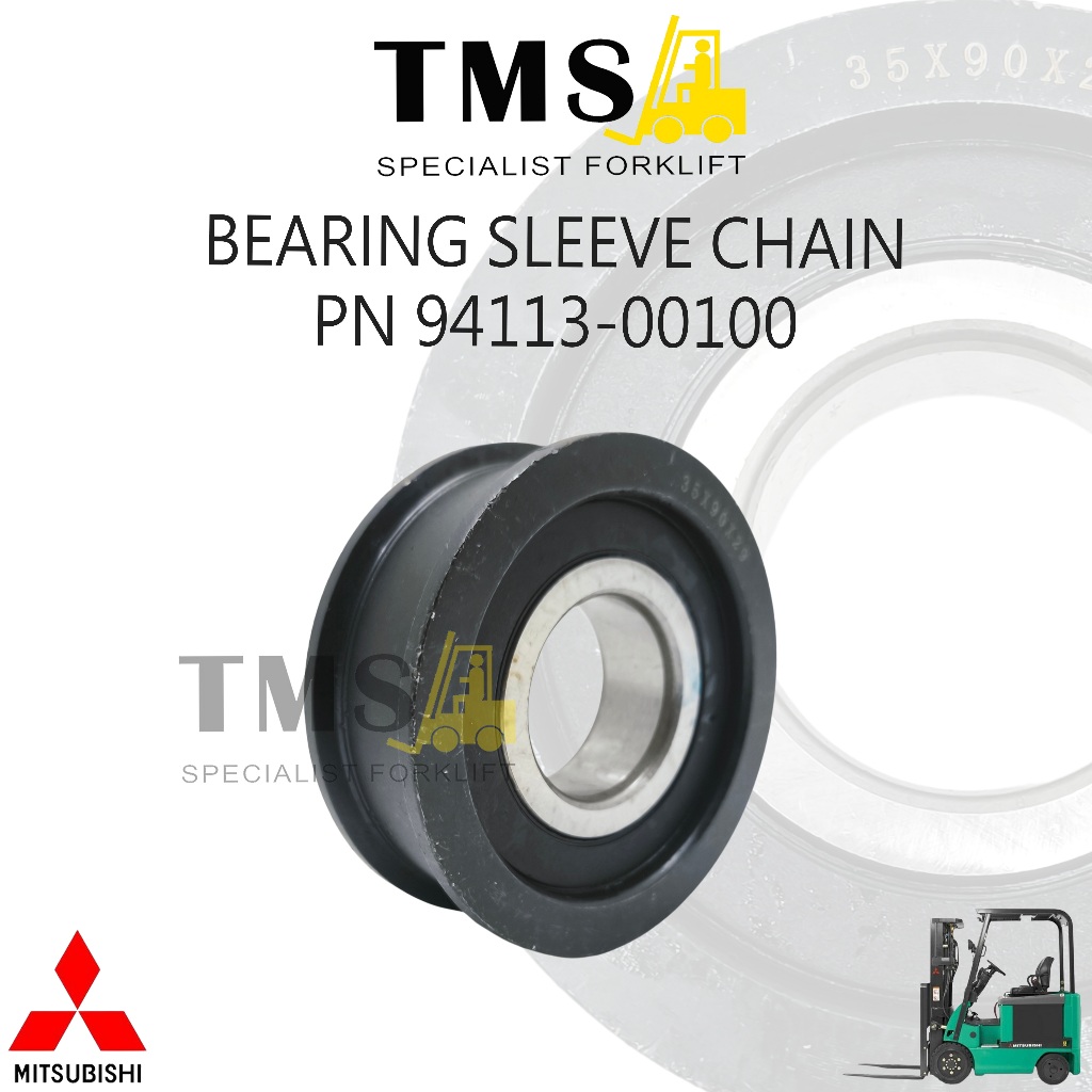 Bearing Sleeve Chain Part Number 94113-00100 Forklift Mast Chain Roller / Chain Wheel Mitsubishi - Gambar 2