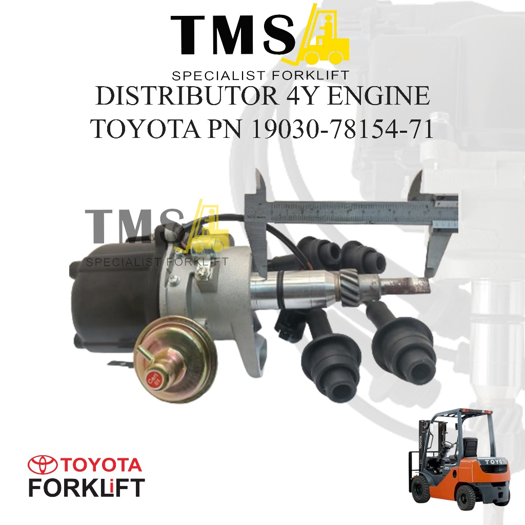 Distributor 4Y Engine 19030-78154-71 Toyota Forklift - Gambar 5