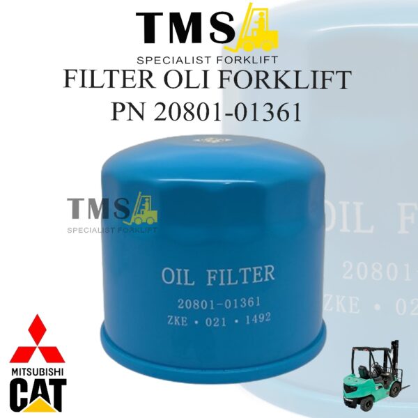 Filter Oli Mitsubishi Forklift Grendia FG20-30 2 Ton 20801-01361
