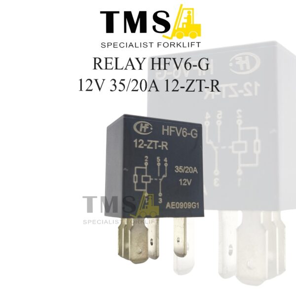 Relay HFV6-G 12V 35/20A 12-ZT-R Relay Forklift Diesel