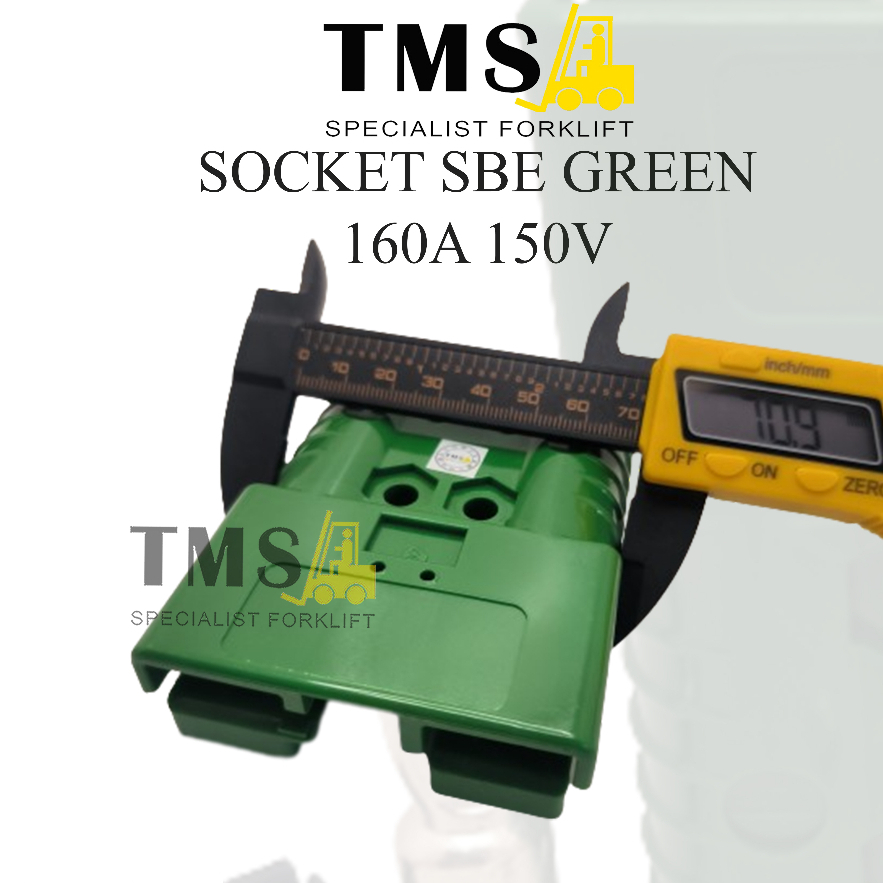 Socket Battery Forklift SBE 160 Green Plug SBE160A Hijau 160V DC - Gambar 4