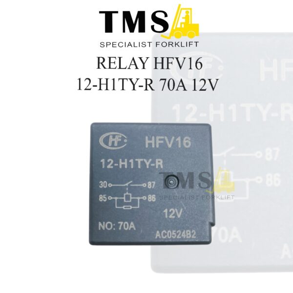 Relay HFV16 12-H1TY-R 70A 12V 4 Pin