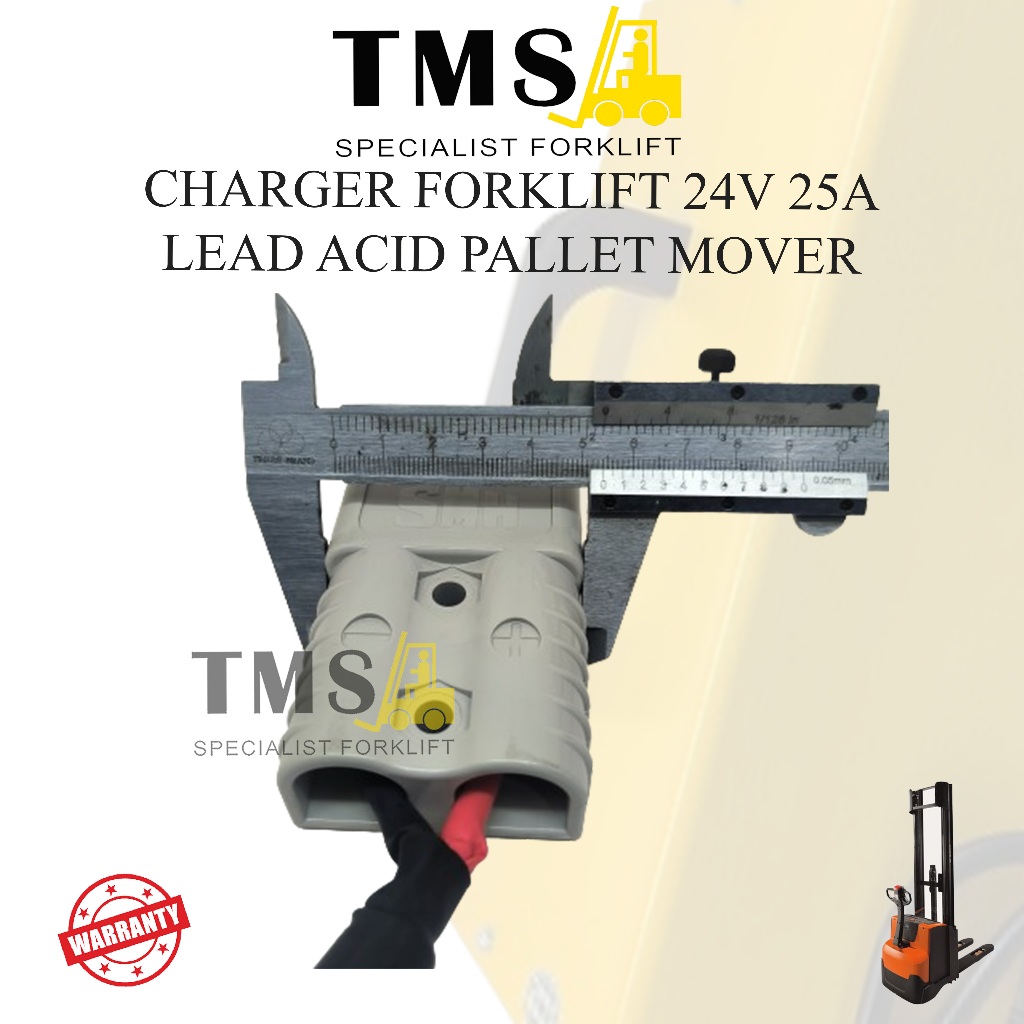 Charger Stacker Eletric Casan Battery 24V 25 Amp Lead Acid Battery Pallet Mover - Gambar 5