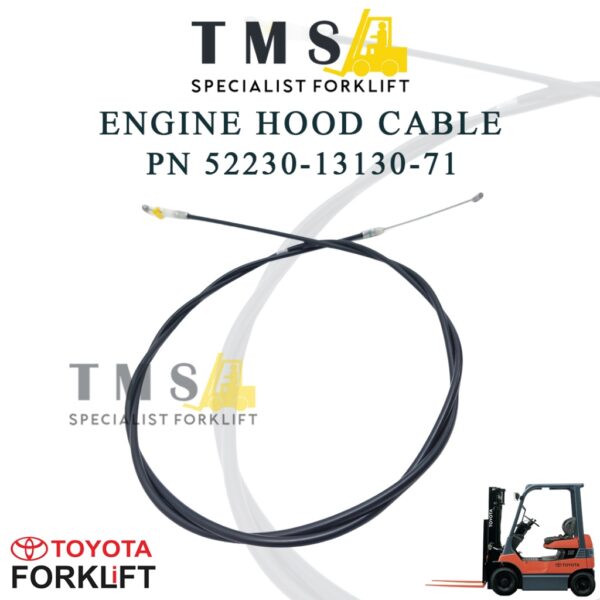 Engine Hood Cable 7FB10-30 1828mm Part Number 52230-13130-71
