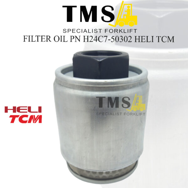 Filter Oli Hydrulic H24C7-50302 HELI TCM Forklift Hidraulik