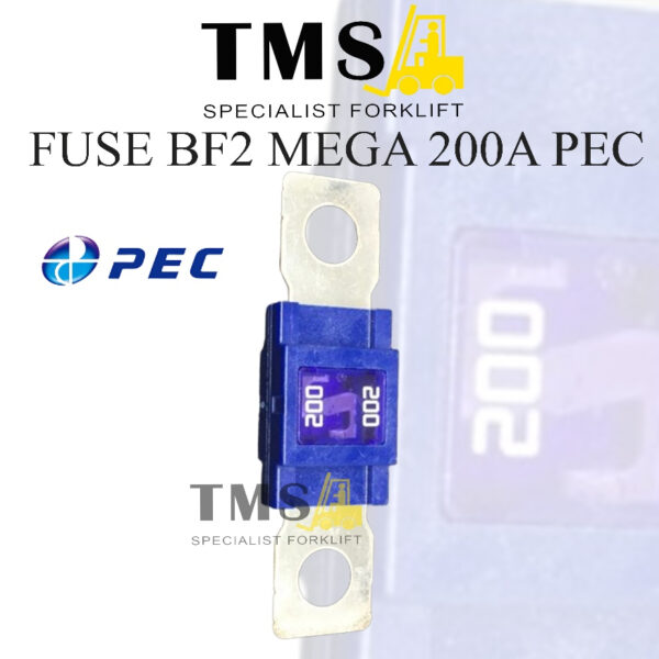 FUSE 200A - MEGA BF2 BLUE FOR FORKLIFT PEC Jepang Fuse