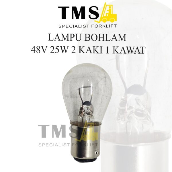 Lampu Bohlam 48V 25W 2 kaki / Bulb 48V 25W for Forklift