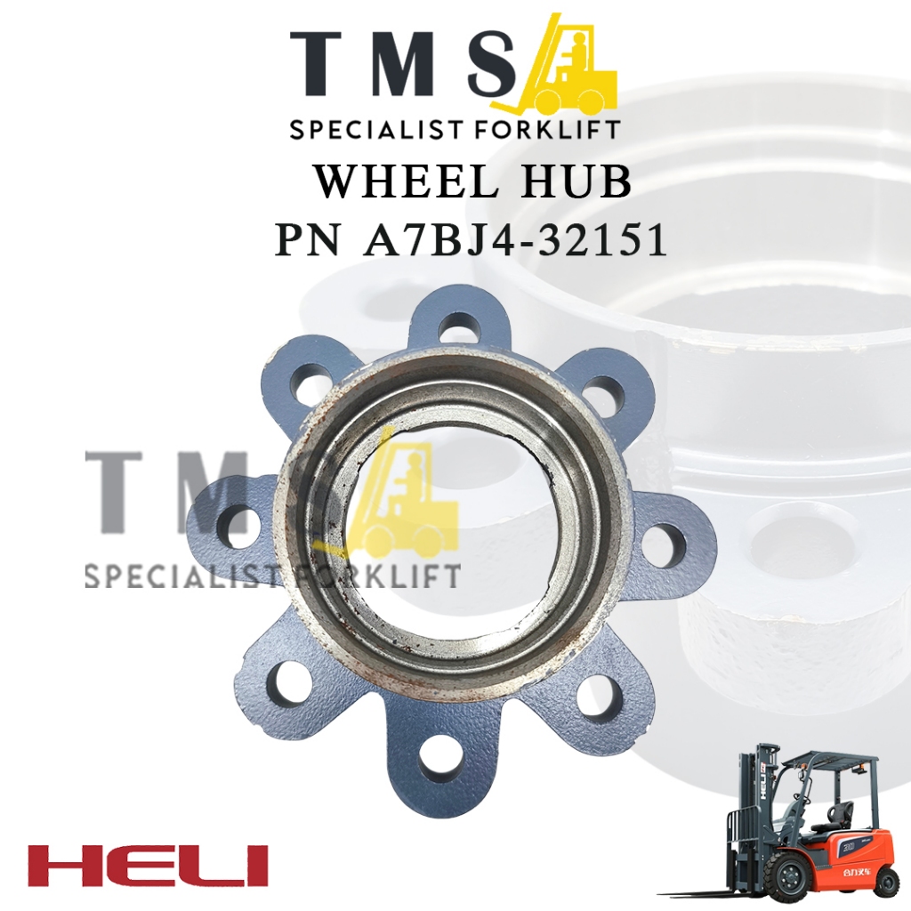 Wheel Hub Forklift HELI Part Number A7BJ4-32151 Tromol Roda CPCD CPQD 2.5-3 Ton Heavy Duty - Gambar 2