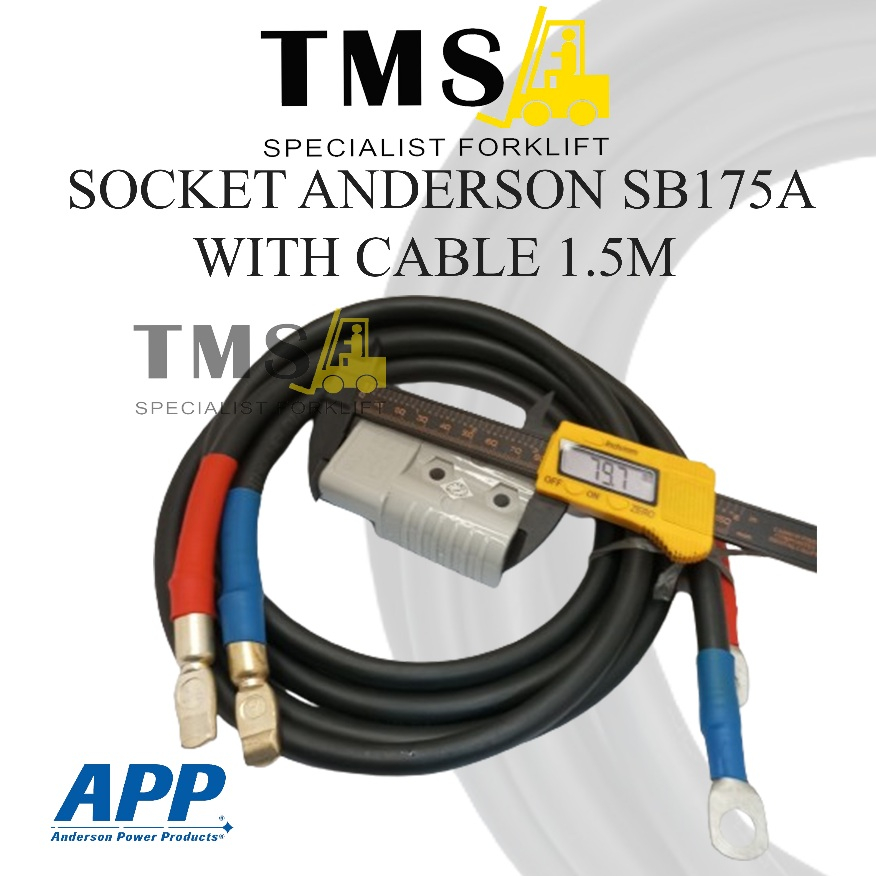 Anderson REMA SB175A Socket Battery for Forklift With Cable 1.5M - Gambar 5