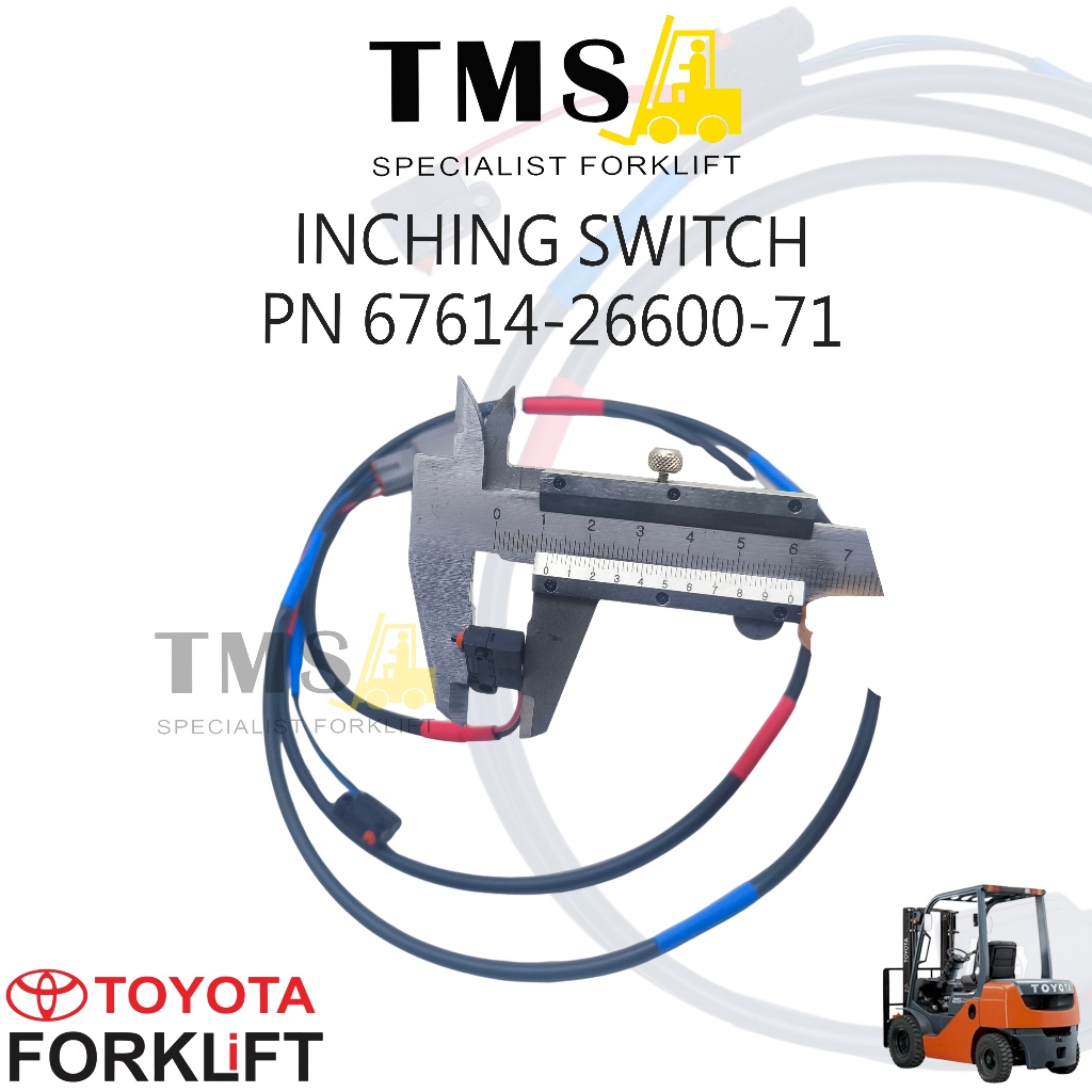 Inching Switch Forklift Toyota 7FD 8FD 1-3 Ton Part Number 67614-26600-71 Forklift - Gambar 3