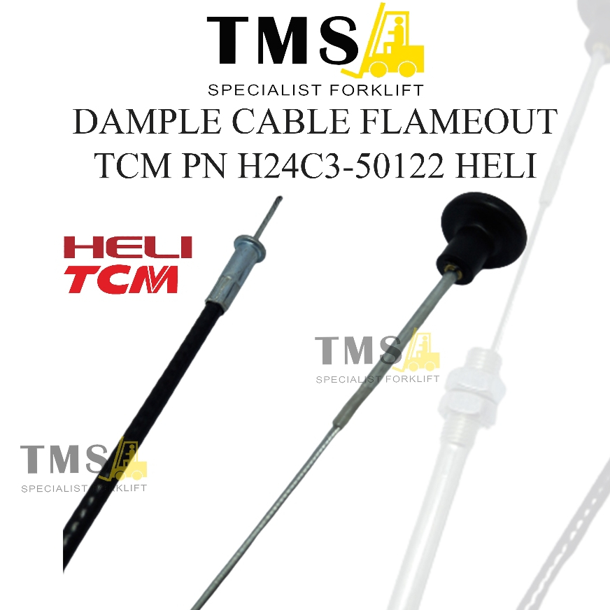 Kabel Dample Cable Flameout H24C3-50122 A490CA498 Heli Forklift H2000 - Gambar 2