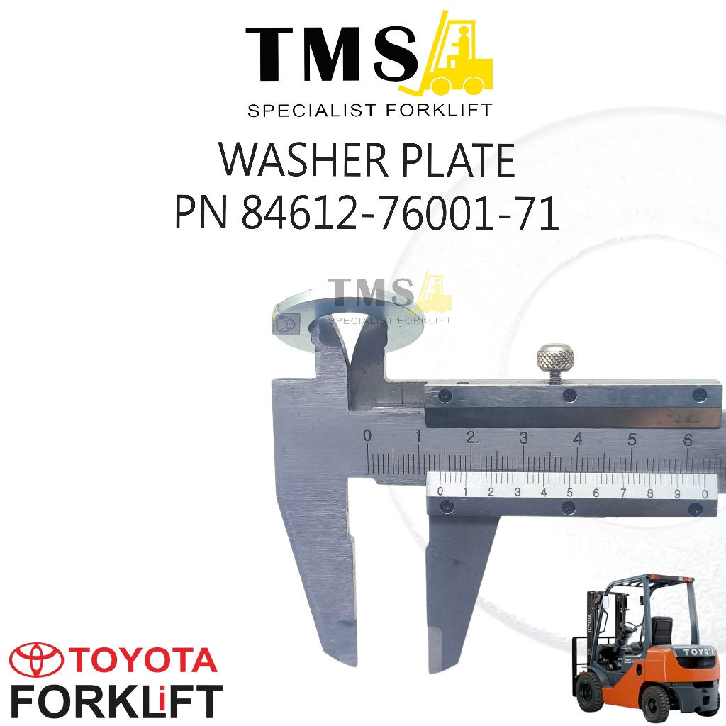 Washer Plate Forklift Part Number 84612-76001-71 for toyota forklift - Gambar 4