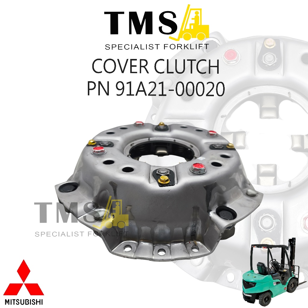 Cover Clutch 91A21-00020 Mitsubishi Forklift FD15 FD20 FD25 FD30 – Tutup Kopling Heavy Duty - Gambar 2