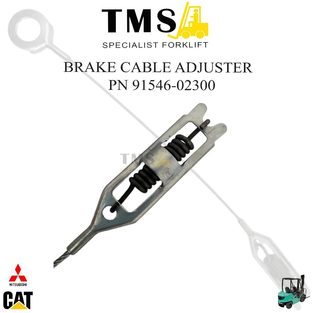 Kabel Brake Cable Adjsuter Mitsubishi 91546-02300 Kabel Fitting REM Forklift CAT - Gambar 4