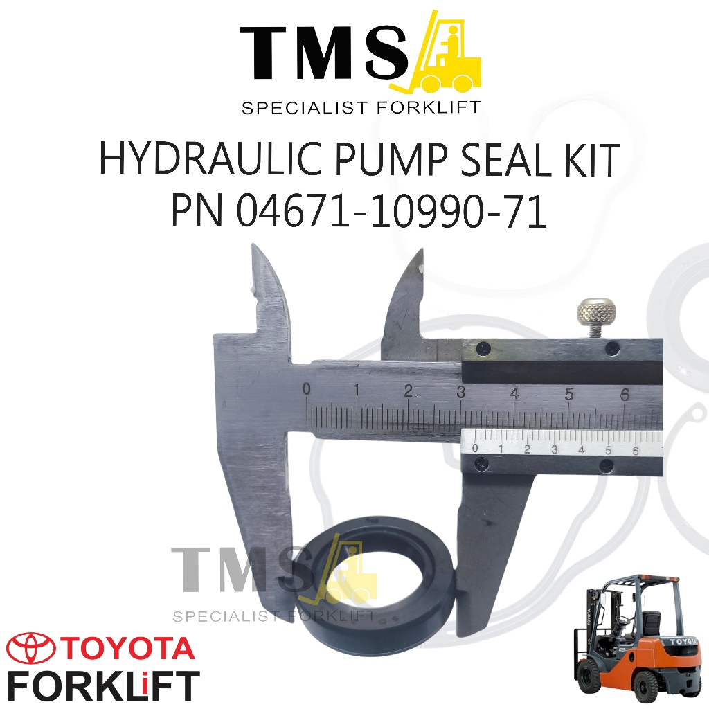 Overhaul Seal Kit Pompa Hidrolik Toyota Forklift Part Number 04671-10990-71 kapasitas 1.5–3 Ton 7FD/8FD Forklift - Gambar 2