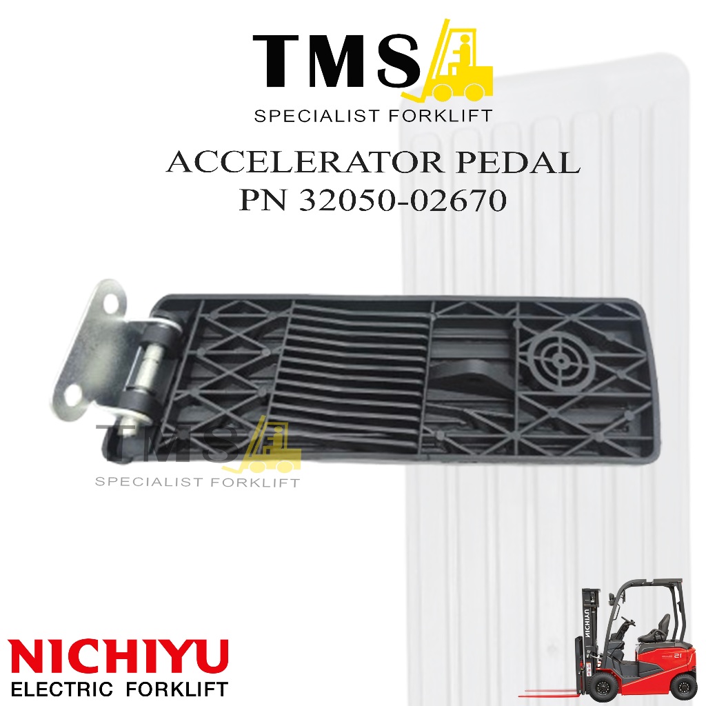 Accelerator Pedal Nichiyu FB10-30 32050-02670 Pedal Gas Forklift Nichiyu 1 Ton 3 Ton - Gambar 4