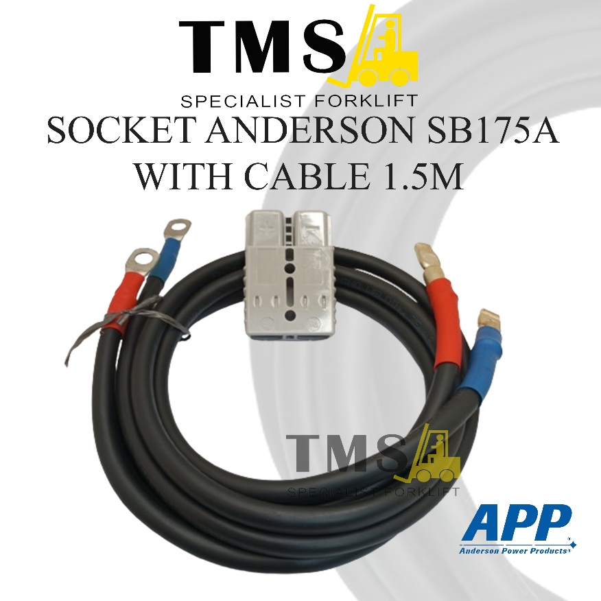 Anderson REMA SB175A Socket Battery for Forklift With Cable 1.5M - Gambar 2