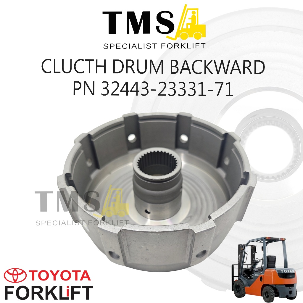 Part Number 32443-23331-71 Clutch Drum Backward Forklift Toyota 7FD/7FG 8FD/8FG - Gambar 2