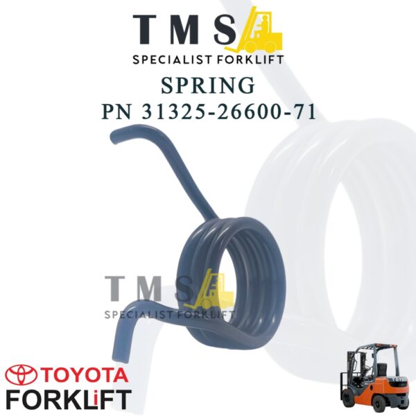 Spring Forklift Toyota Part Number 31325-26600-71 Clutch Pedal Spring Sparepart Forklift