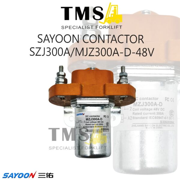 Sayoon Contactor Sayoon SZJ300A-D MJZ300A 48V 1 Normally Open Forklift