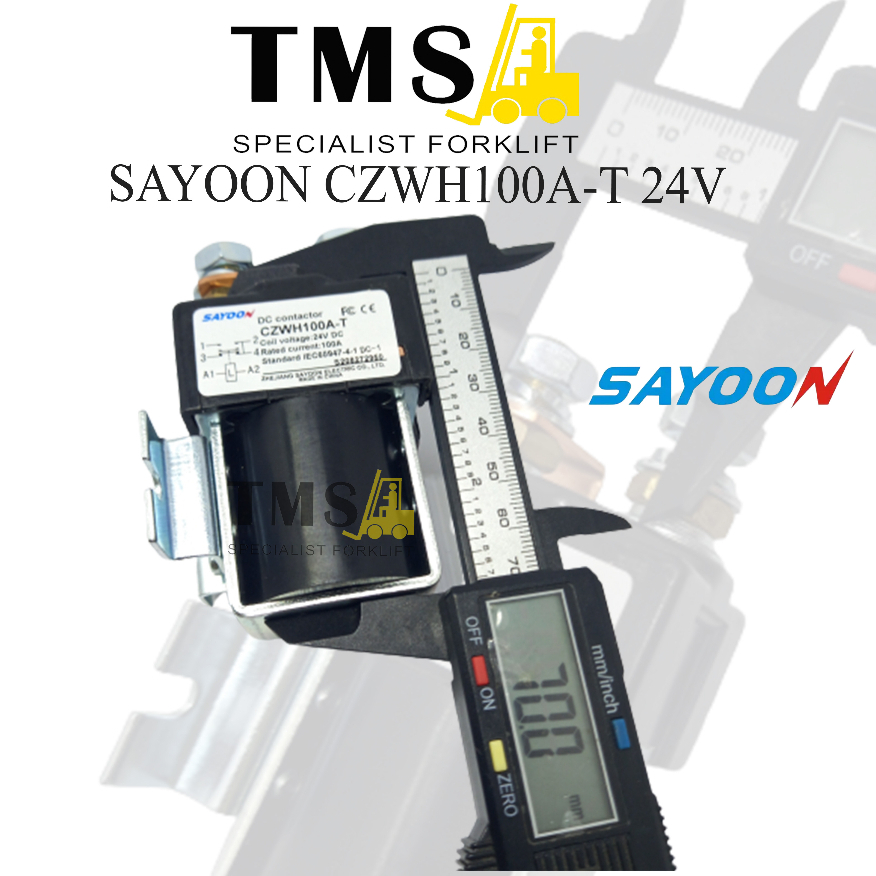 Sayoon Contactor SW85 CZWH100A-T 100A 24V Eletric Forklift CZWH - Gambar 8