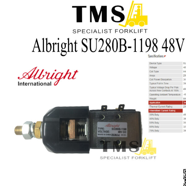Albright contactor for forklift jungheinrich SU280B - 1198 48V