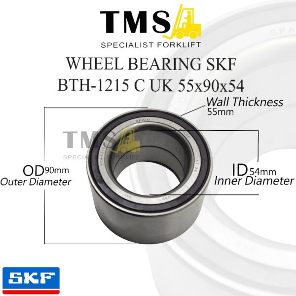 Wheel Bearing SKF BTH-1215 C UK 55x90x54 Part Number DU55900054