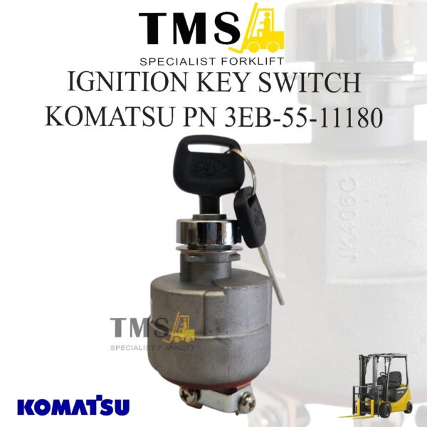 Ignition Switch 3EB-55-11180 Kunci Kontak Foklift Komatsu FD20 - FD30 Forklift Diesel