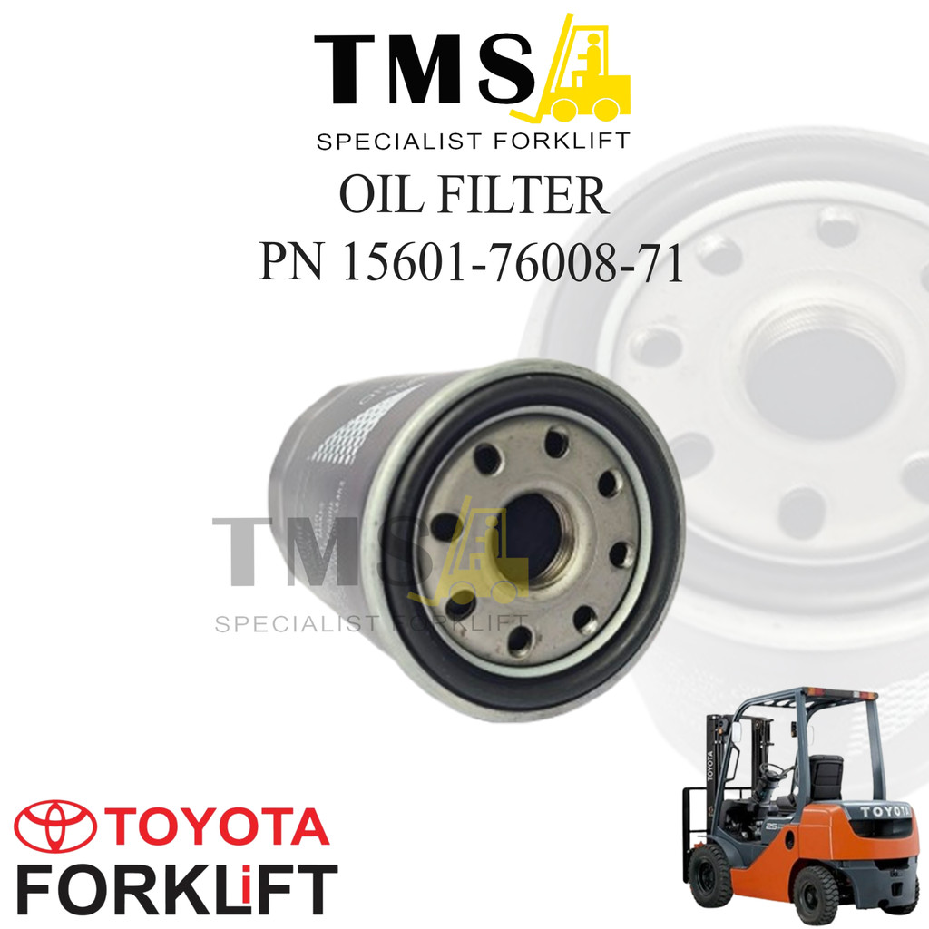Filter Oli Toyota 15601-76008-71 Forklift Toyota Oil Filter - Gambar 2
