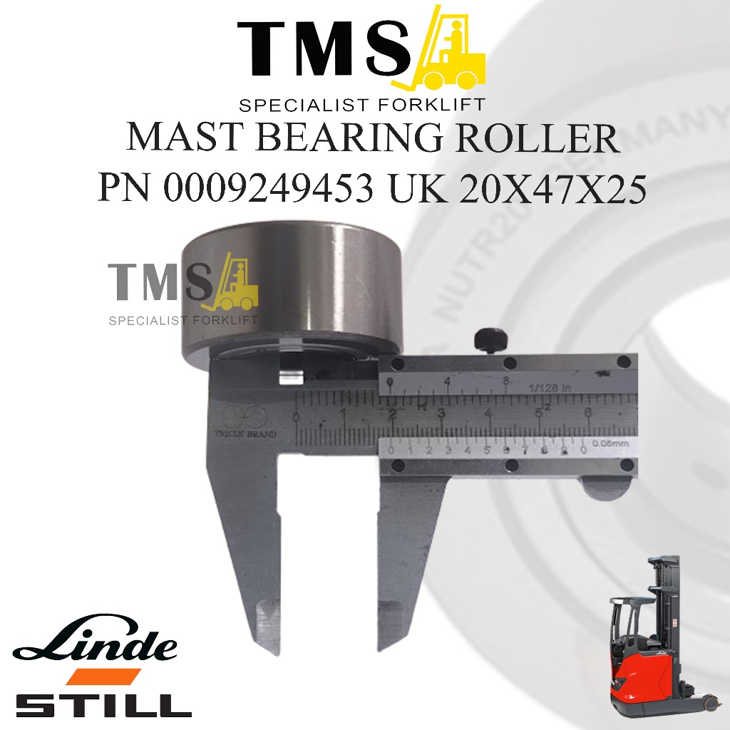 Mast Bearing Roller LINDE R16 0009249453 20X47X25 STILL ReachTruck - Gambar 4