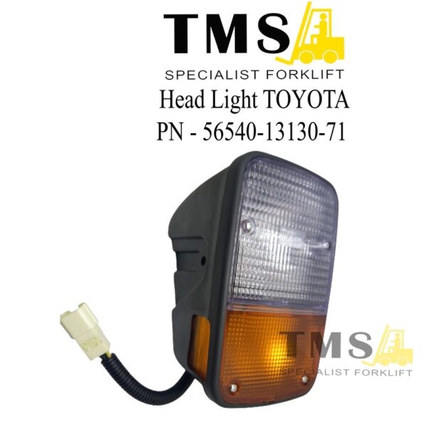 Head Light 48V PN 56540-13130-71 Lampu Forklift Toyota 7FB/8FB15-30